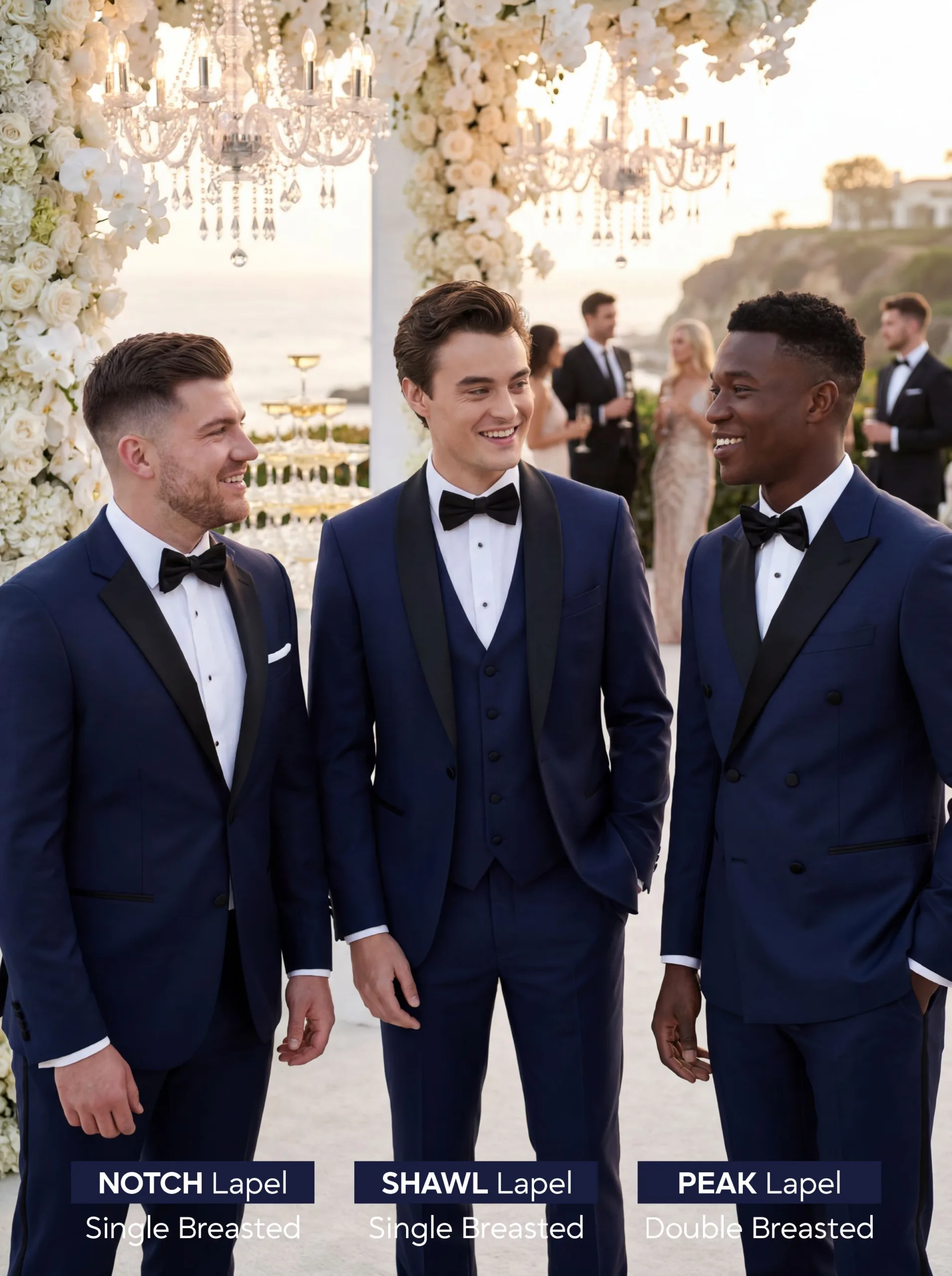 Midnight Blue Tuxedo Suit 6