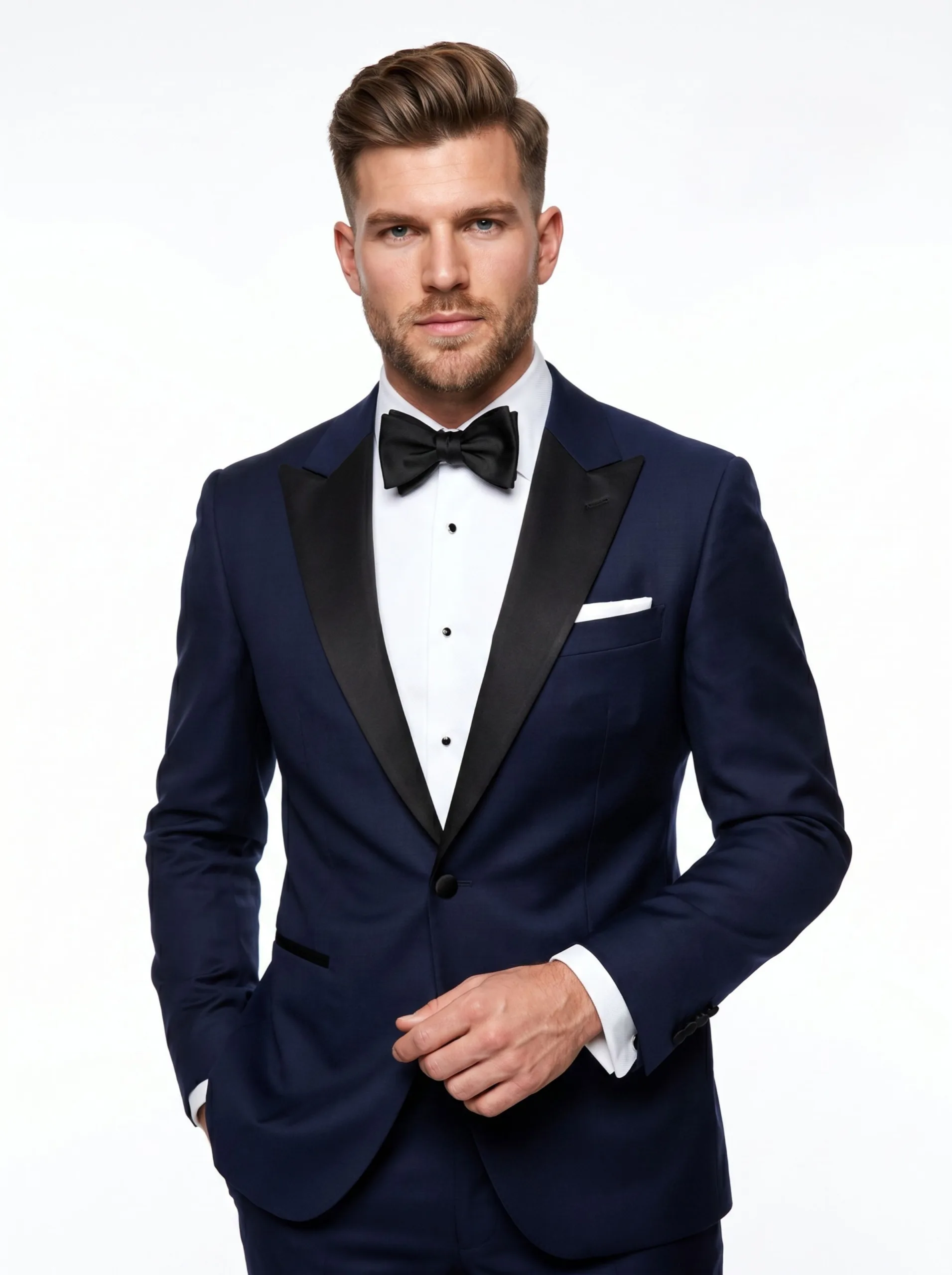 Midnight Blue Tuxedo Suit 8