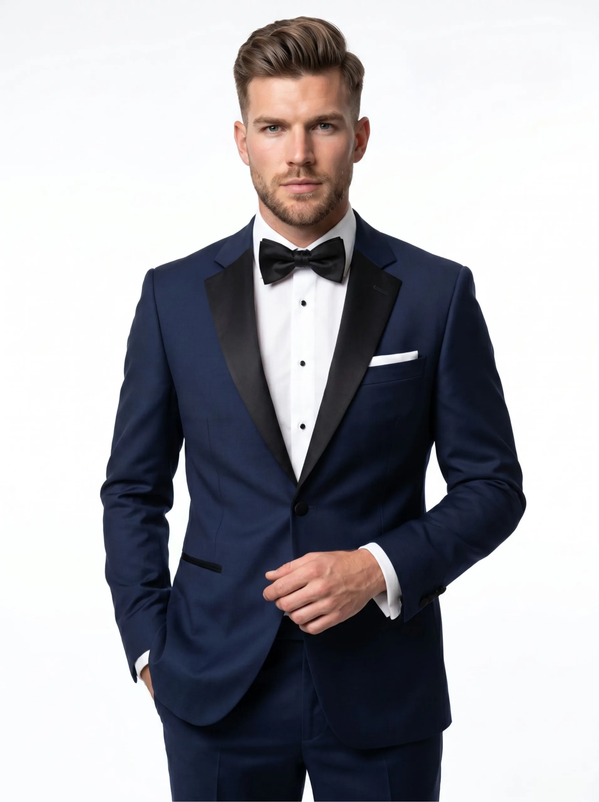 Midnight Blue Tuxedo Suit